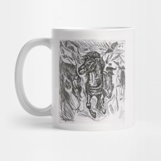 Galloping Horse by Edvard Munch Mug